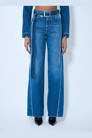 Jean Paul Gaultier Zip-belt Denim Jeans - Femme Jeans 27