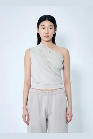 Entire Studios Pillar Draped Top - Femme Hauts Grey M