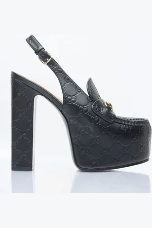 Gucci Horsebit Slingback Platforms - Femme Talons Eu - 37
