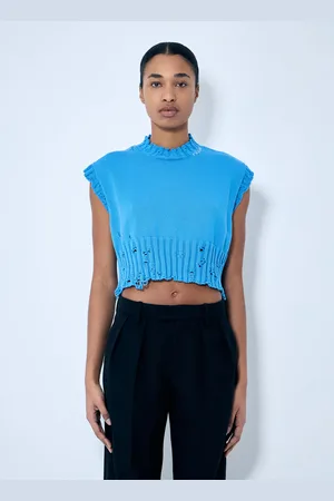 Marni Distressed Knit Vest - Femme Hauts It - 40