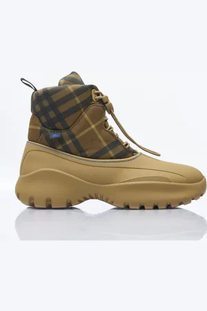 Burberry Check Scoot Trek Bottes- Homme Bottines Green Eu - 41