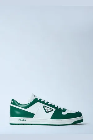 Prada Downtown Baskets- Homme BasketsGreen Uk - 09