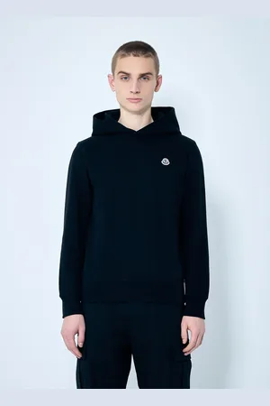 Moncler Logo Patch Hooded Sweatshirt - Homme Sweatshirts M