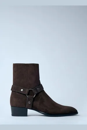 Saint Laurent Wyatt Harness Bottes- Homme Bottines Eu - 40