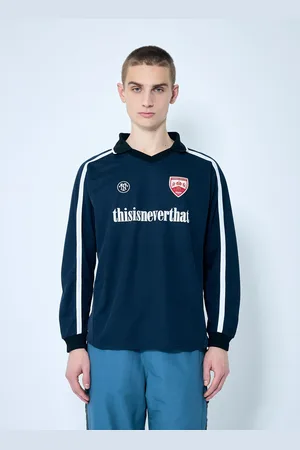 This Is Never That Soccer Jersey Top - Homme T-shirts Navy L