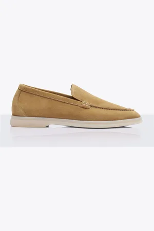 Scarosso Ludovica Suede Loafers - Femme Mocassins Beige Eu - 36