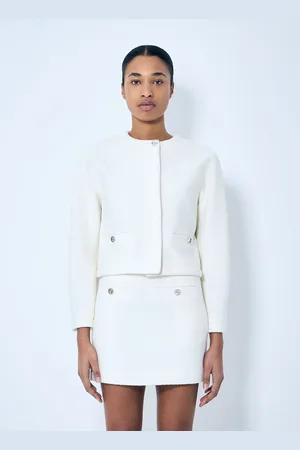 Gucci Wool-blend Boucle Jacket - Femme Blousons It - 40