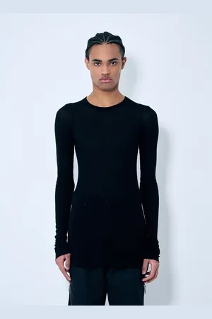 Rick Owens Rib Longues Manchese T-shirt - Homme T-shirts M
