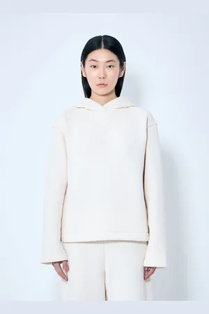 Max Mara Logo Embroidery Hooded Sweatshirt - Femme Sweatshirts Xs