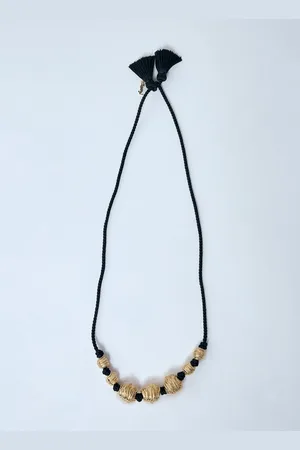 Saint Laurent Metal And Tassel Necklace - Femme Bijoux One Size