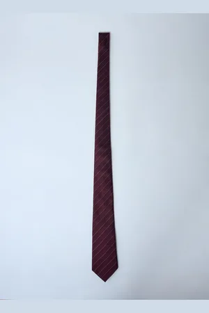 Saint Laurent Stripe Silk Satin Tie - Homme Echarpes L