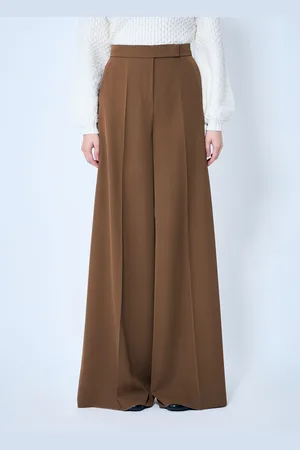 Max Mara Gabardine Wool Pantalon - Femme Pantalons It - 38