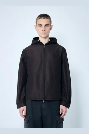 Prada Silk Hooded Jacket - Homme Blousons L