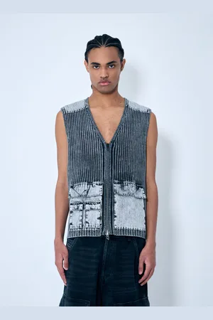 Diesel K-margie Rib Zip-up Top - Homme Hauts L