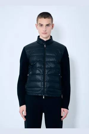 Moncler Quilted-and-knit Cardigan - Homme Blousons Xxl