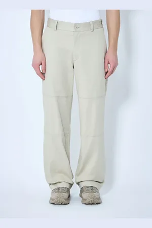 Moncler Twill Pantalon - Homme Pantalons Beige Eu - 46