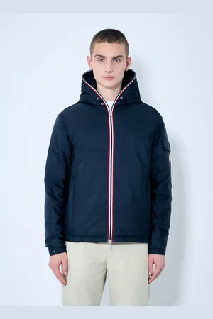 Moncler Evettes Hooded Short Down Jacket - Homme Blousons Navy 3