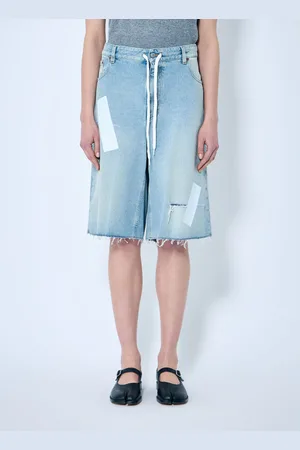 Maison Margiela Distressed Denim Shorts - Femme Shorts It - 42