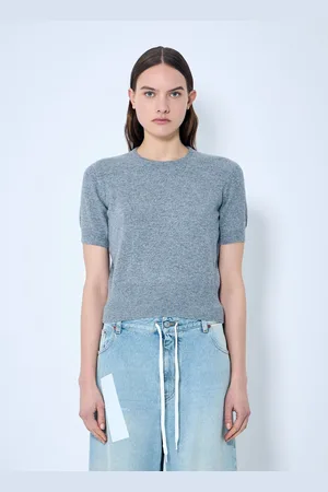 Maison Margiela Wool Sweater - Femme Pulls Grey L