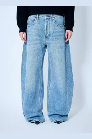 Alexander Wang Oversized Round Low Rise Jeans - Femme Jeans 28