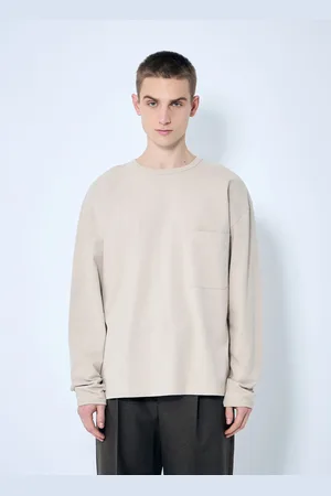 LEMAIRE Boxy T-shirt - Homme T-shirts Beige S