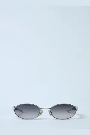 Bottega Veneta Sardine Oval Sunglasses - Femme Lunettes De Soleil One Size