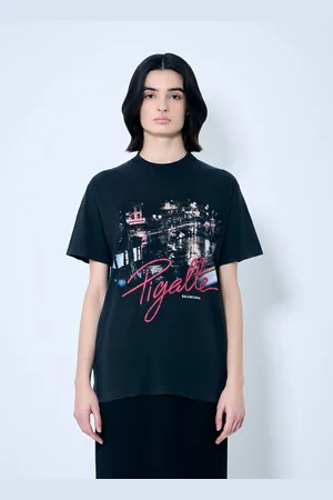 Balenciaga Pigalle Print T-shirt - Femme T-shirts Xs
