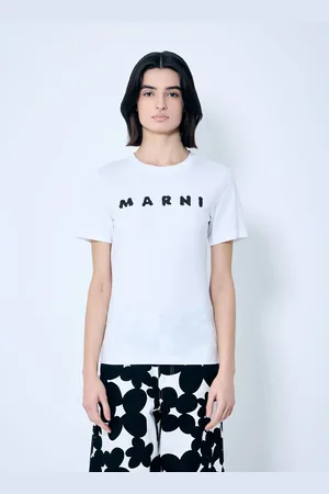 Marni Logo Motif T-shirt - Femme T-shirts It - 38