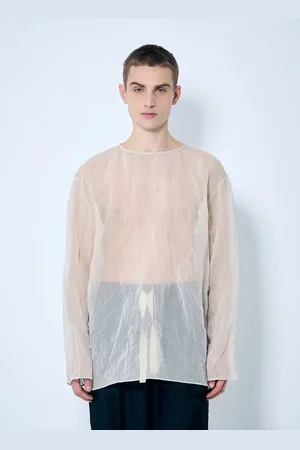 DRIES VAN NOTEN Camille Chemise- Homme Hauts Beige M