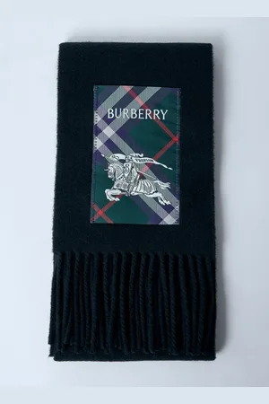 Burberry Check Label Cashmere Scarf - Homme Echarpes One Size