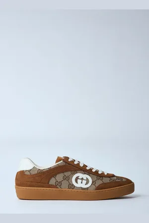 Gucci Interlocking G Baskets- Femme BasketsBeige Eu - 36