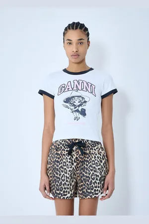 Ganni Witch And Logo Print T-shirt - Femme T-shirts S