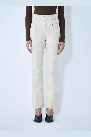 Jacquemus Le De Nimes Jeans - Femme Jeans Beige 24