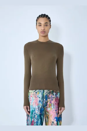 Acne Studios Slinky Rib T-shirt - Femme T-shirts S