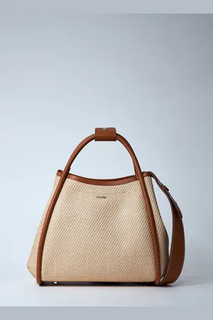Max Mara Logo Plaque Sac à main- Femme Sacs À Main Cream One Size