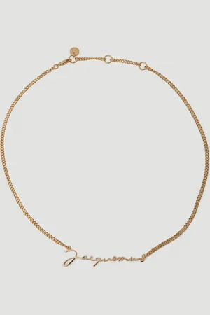 Jacquemus Logo Plaque Necklace - Femme Bijoux One Size