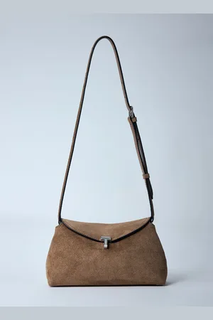 Totême T-lock Suede Clutch - Femme Pochettes One Size