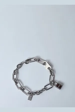 Acne Studios Padlock Chain Necklace - Femme Bijoux One Size