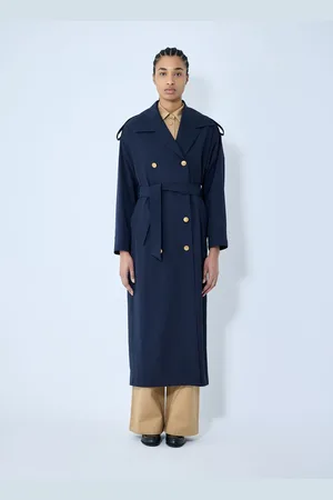 Max Mara Gabardine Wool Coat - Femme Manteaux It - 36