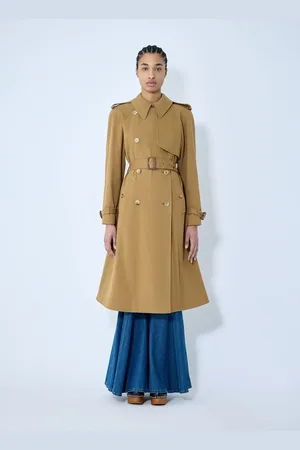 Chloé Trench Coat - Femme Manteaux Beige Fr - 34