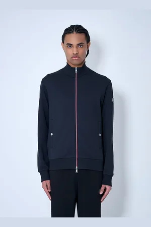 Moncler Cotton Zip-up Cardigan - Homme Blousons Navy S