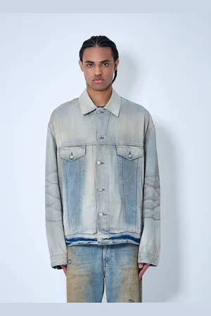 Acne Studios Distressed Denim Jacket - Homme Blousons Light S
