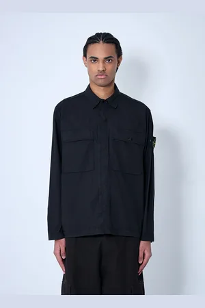 Stone Island Cotton Tela Overshirt - Homme Chemises L