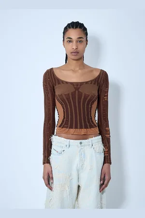 Diesel M-calai Knit Top - Femme Hauts M