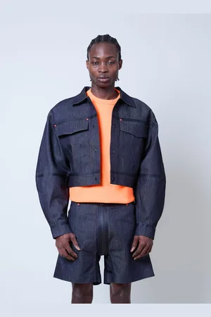 WALTER VAN BEIRENDONCK Embossed Denim Jacket - Homme Blousons M