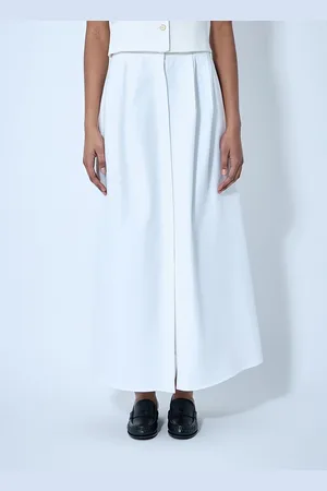 Max Mara Pleated Midi Skirt - Femme Jupes It - 40