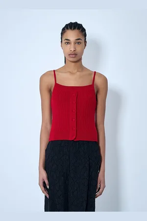 DRIES VAN NOTEN Rib Tank Top - Femme Hauts Xs