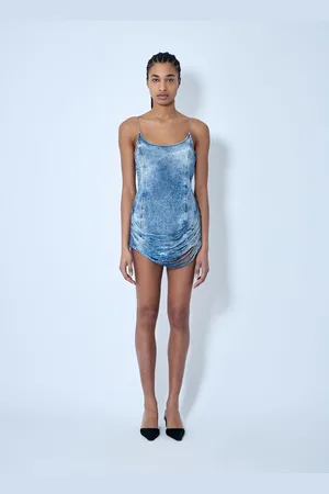 Diesel De-dra-short-fsg Mini Dress - Femme Robes Denim M
