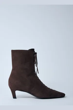 Totême Suede Lace-up Bottes- Femme Bottines Et Bottes Eu - 36