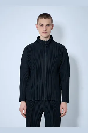 Issey Miyake Pleated Zip-up Chemise- Homme Chemises 2
